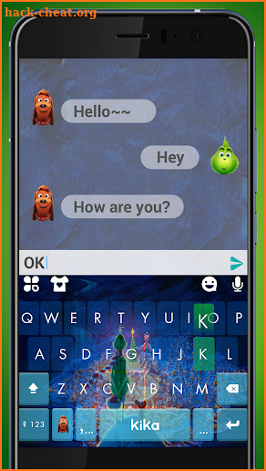 The Grinch Keyboard Theme screenshot