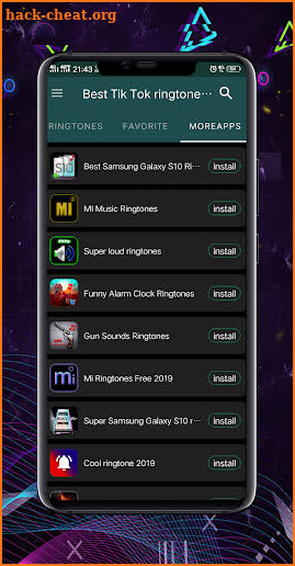 The latest TIK TOK popular ringtones download screenshot
