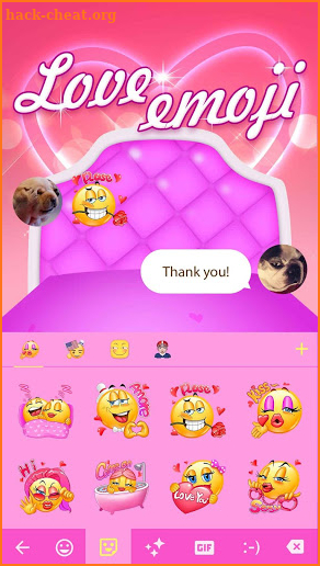 The Love Emoji Sticker screenshot