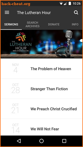 The Lutheran Hour® screenshot