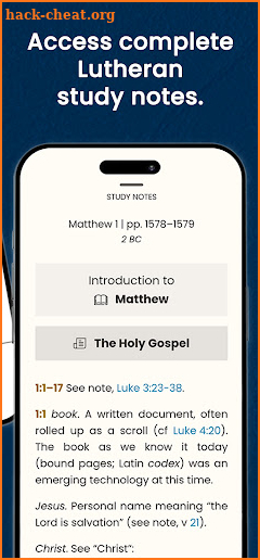 The Lutheran Study Bible screenshot