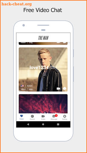 The Man - Free video chat for gay screenshot