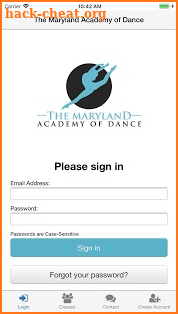 The Maryland Academy of Dance screenshot