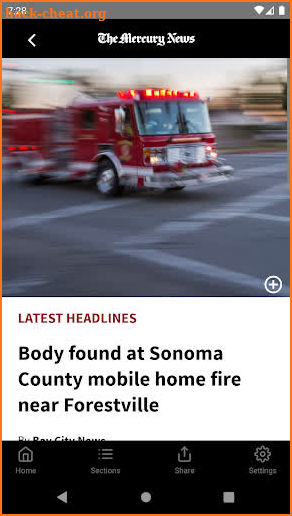 The Mercury News screenshot