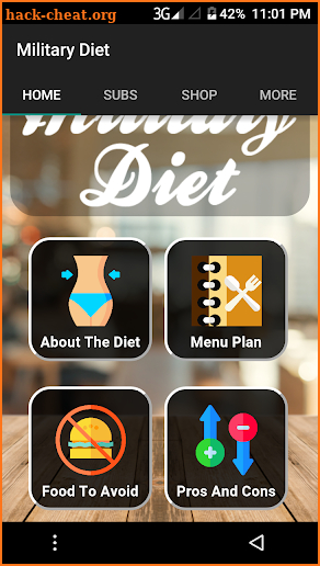 The Military Diet screenshot