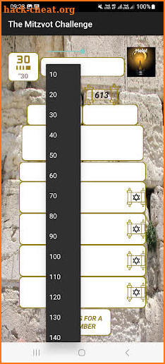 The mitzvot Challenge screenshot