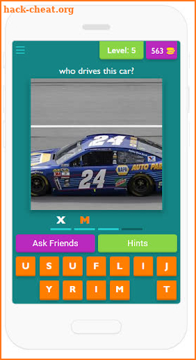 the nascar quiz screenshot