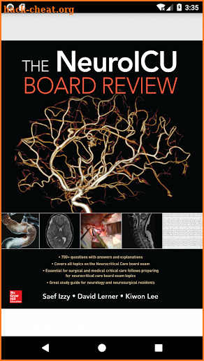 The NeuroICU Board Review screenshot