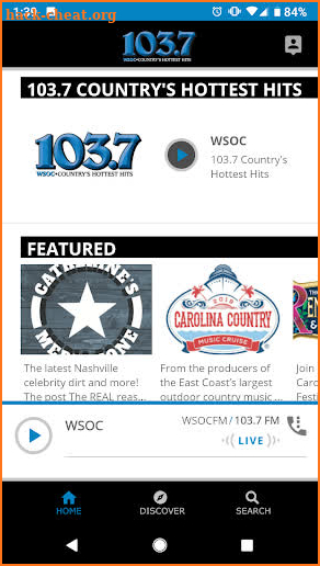 The New 103.7 screenshot