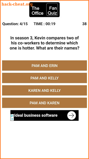 The Office Fan Quiz screenshot