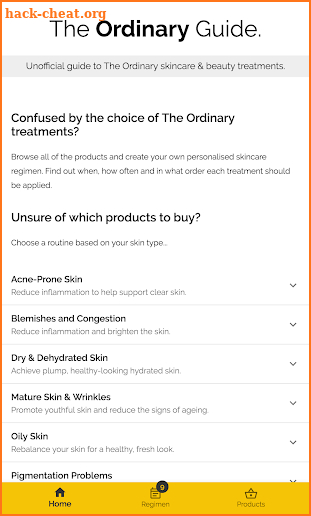 The Ordinary Guide screenshot