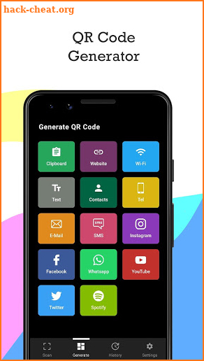 The QR Scanner : QR code reader & barcode scanner screenshot