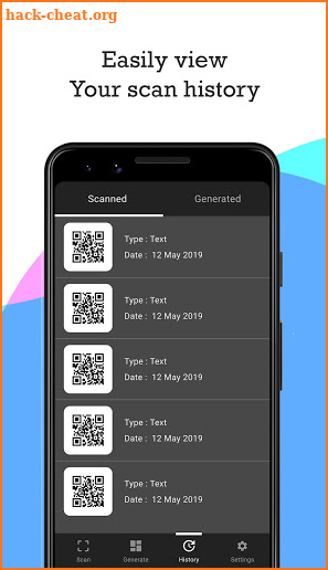 The QR Scanner : QR code reader & barcode scanner screenshot