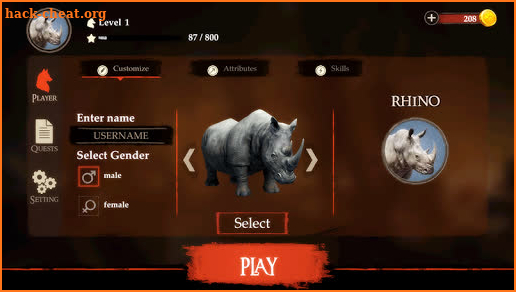 The Rhinoceros screenshot