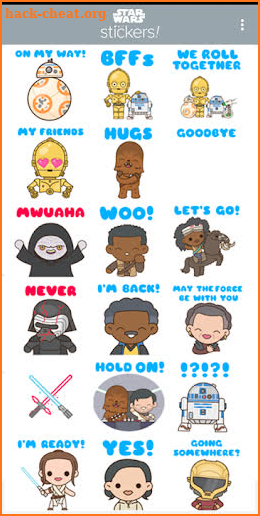 The Rise of Skywalker Stickers screenshot