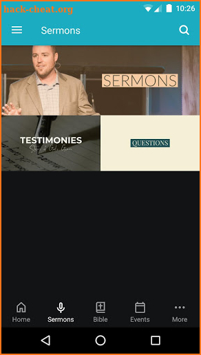 The Rock Bible Church screenshot