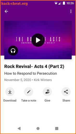 The Rock Church Maine screenshot