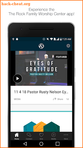 The Rock Family Worship Center screenshot