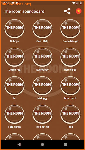 The room soundboard screenshot