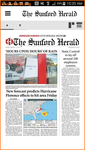 The Sanford Herald screenshot