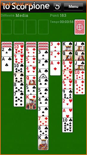 The Scorpion Solitaire screenshot