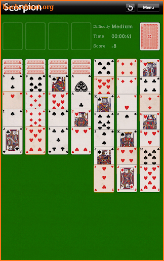 The Scorpion Solitaire screenshot