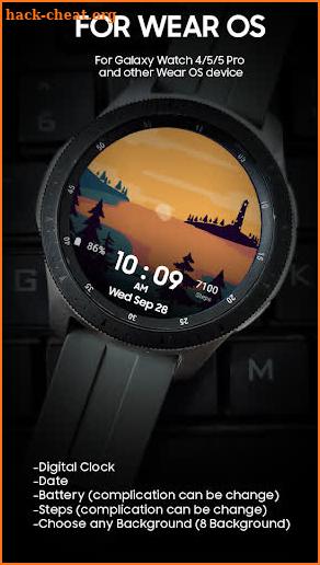 The Season Digital Watch face screenshot