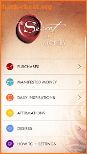 The Secret To Money by Rhonda Byrne screenshot