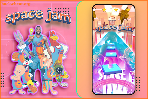 the space jam: a new legacy tiles hop edm rush screenshot