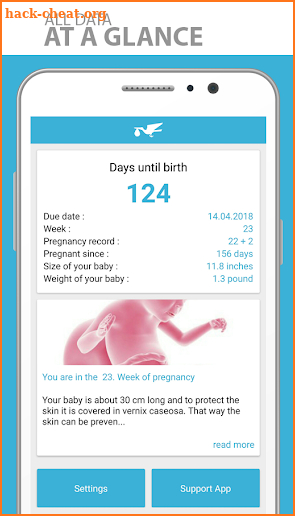 The Stork - Pregnancy App screenshot