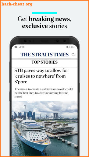 The Straits Times screenshot