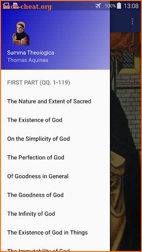 The Summa Theologica of Thomas Aquinas screenshot