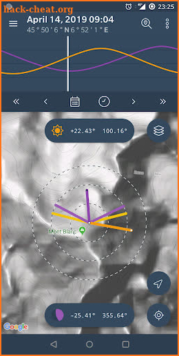 The Sun Ephemeris (Sunset, Sunrise, Moon position) screenshot