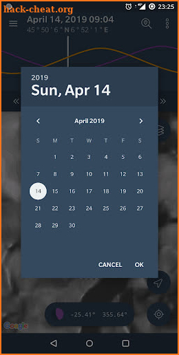 The Sun Ephemeris (Sunset, Sunrise, Moon position) screenshot