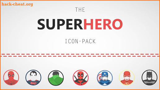 The Superhero-Icon Pack/Theme screenshot