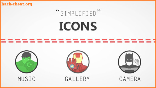 The Superhero-Icon Pack/Theme screenshot