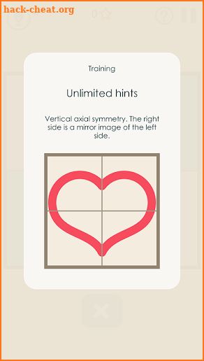 The Symmetry Drawing Puzzle screenshot