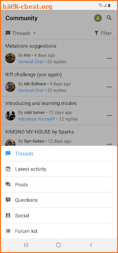 The Synner App screenshot