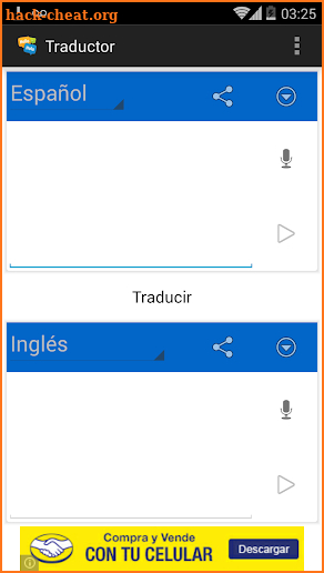 The translator screenshot