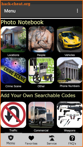 The US Police App! screenshot