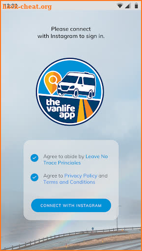 The Vanlife App screenshot