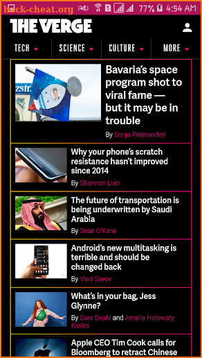 The Verge screenshot