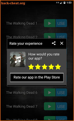 The Walking Dead Ringtones screenshot