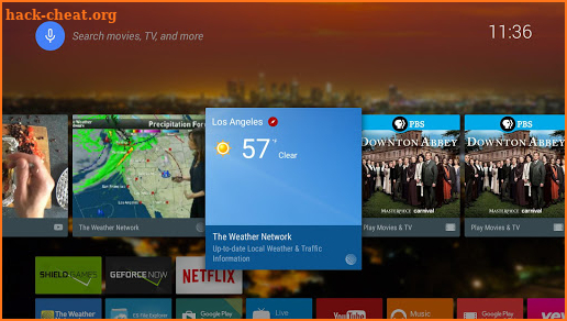 The Weather Network TV App screenshot