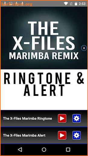 The X-Files Marimba Ringtone screenshot