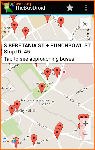 TheBusDroid - An Oahu Bus App screenshot