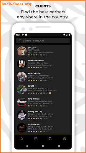 theCut: Barber Booking App screenshot