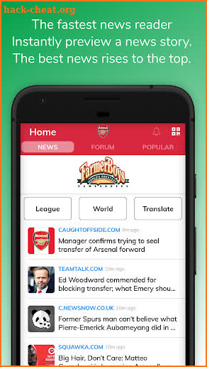 TheFutbolApp - TFA by pandaHAUS screenshot