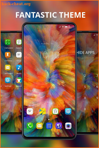 Theme for galaxy colorful z3 wallpaper screenshot