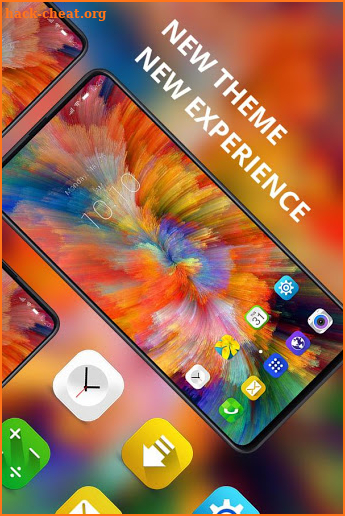 Theme for galaxy colorful z3 wallpaper screenshot